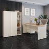 Conjunto de Escritório Office 3 Peças Mesa Gaveteiro Armário Oslo - 8