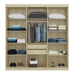 Guarda-roupa Casal Ph1675 6 Portas Herval - 2