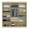 Guarda-roupa Casal Ph1675 6 Portas Herval - 2