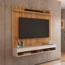Painel Ripado para Tv 65 Polegadas 160cm Detroit Lukaliam Freijo/off White - 3