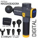 Ver imagem 7 de Massageador Pistola Terapia Phoenix A2 Digital 6c - Amarelo