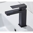 Ver imagem 3 de Torneira Banheiro Bica Baixa Quadrada Preta