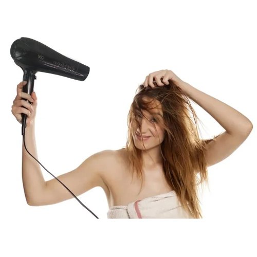 Secador de Cabelo Articulavel Dois Jatos Silencioso 2000W Salao Casa  Cabeleireiro Beleza Bivolt