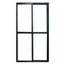 Ver imagem 1 de Porta de Sacada de Correr de Alumínio Preto 2 Folhas Móveis Cmc Classic - 2.10 (A) X 1.20 (L)