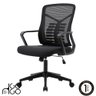 Cadeira Secretária Escritório Ergonômica Gogo Chair Go-001 Preta - 2