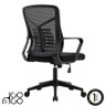 Cadeira Secretária Escritório Ergonômica Gogo Chair Go-001 Preta - 5