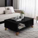 Ver imagem 1 de MESA DE CENTRO SALA DE ESTAR PRETO JORDANIA