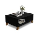 Ver imagem 3 de MESA DE CENTRO SALA DE ESTAR PRETO JORDANIA