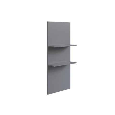 Painel Bancada Greta 2 Prateleiras - Cinza
