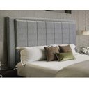 Ver imagem 2 de Cabeceira Opala Cama Box Queen 193cm Linho Cinza