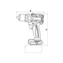 Ver imagem 2 de Parafusadeira Furadeira de Impacto 1/2" Brushless Tramontina 2 Baterias 20V de 4,0AH, Carregador e