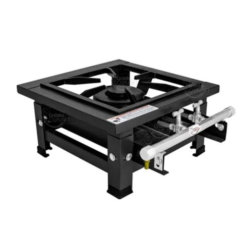 Fogão Portátil Mesa Industrial 1 Boca Dupla Baixa Pressão
