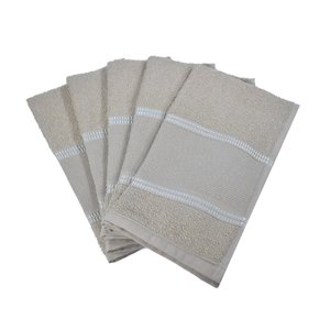 Kit 24 Toalha Lavabo Rekint Perfeito Estilo Bege