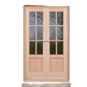 Ver imagem 2 de Porta Balcão de Madeira Maciça Francesa 2,14(a)x1,60(l) C/ Guarnição