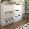 Sapateira 6 Portas para 24 Pares Sapato Branco - Panorama Móveis - 2