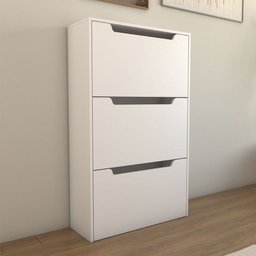 Sapateira 6 Portas para 24 Pares Sapato Branco - Panorama Móveis - 6