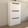 Sapateira 6 Portas para 24 Pares Sapato Branco - Panorama Móveis - 6