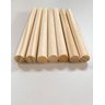 50 Bastões Roliço Madeira Pinus 16mm x 150 cm - 1