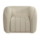 Ver imagem 5 de Kit 2 Poltronas Decorativa para Sala 112cm Meris M22 Boucle Bege - Mpozenato