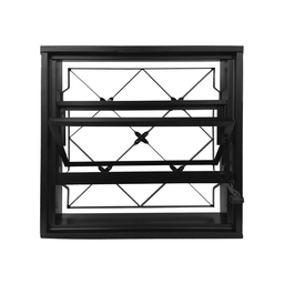 Basculante 50x50 Req 12cm Grade Xadrez sem Vidro - 1