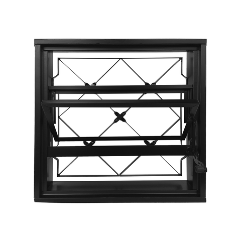 Basculante 50x50 Req 12cm Grade Xadrez sem Vidro