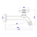 Ver imagem 2 de Torneira Deca Parede com Arejador para Cozinha Izy Cromado