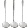 Kit 3 Conchas de Cozinha Inox Positano 33,5cm Lyor Servir Sopa Feijão Molhos - 1