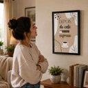 Ver imagem 2 de Quadro Cantinho do Café "Depois do Café Eu Me Expresso"