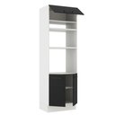 Ver imagem 5 de Torre Quente Armário de Cozinha 70 cm 3 Portas Branco/Preto Agata Madesa