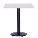 Ver imagem 1 de Mesa de Jantar Quadrada 70 cm Tampo Branco em MDP Base Zeta