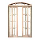 Ver imagem 4 de Porta Balcão de Correr Padrão Cedro Diagonal Arco Bat.14 Cm- 2.35(a)x2.00(l)