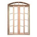 Ver imagem 1 de Porta Balcão de Correr Padrão Cedro Diagonal Arco Bat.14 Cm- 2.35(a)x2.00(l)