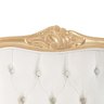 Cadeira Luis Xv Madeira Dourado Estofada Tecido Branco Klimt 09 - 6