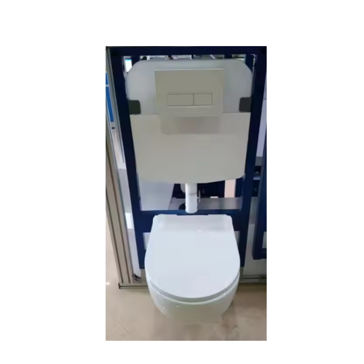 Suporte de Fixação Bacia Suspensa com Caixa Embutida 3/6 Litros Acionador Grafite - 5