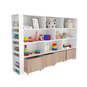Ver imagem 1 de Organizador Brinquedo Baús e Porta Livros Nico 100% Mdf