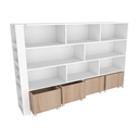 Ver imagem 6 de Organizador Brinquedo Baús e Porta Livros Nico 100% Mdf