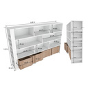 Ver mais imagens de Organizador Brinquedo Baús e Porta Livros Nico 100% Mdf