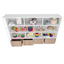 Ver imagem 4 de Organizador Brinquedo Baús e Porta Livros Nico 100% Mdf