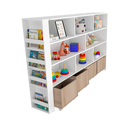 Ver imagem 5 de Organizador Brinquedo Baús e Porta Livros Nico 100% Mdf