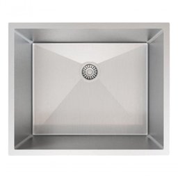 Cuba Inox 50x40 Retangular C/ Válvula Pia Sacada Apartamento - 1