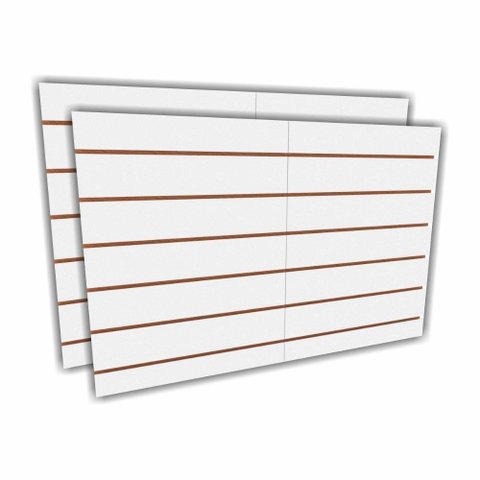 Painel Canaletado - MDF Branco - 90x120cm