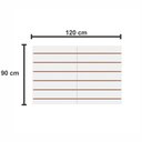 Ver imagem 2 de Painel Canaletado - MDF Branco - 90x120cm