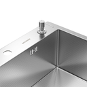 Ver imagem 2 de Cuba para Cozinha Gourmet Quebec Quadrada 60cm Aço Inox 304 com Cesto Escorredor Goldenx