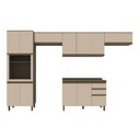 Ver imagem 2 de Cozinha Completa Connect 12 Portas 2 Gavetas 100% MDF Duna/Cristal - Henn