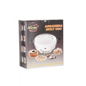 ASSADEIRA MULT USO - PRODUTO COMPOSTO PELA BASE, 01 FORMA DE BOLO,01 FORMA DE PIZZA  E 01 GRELHA ARA