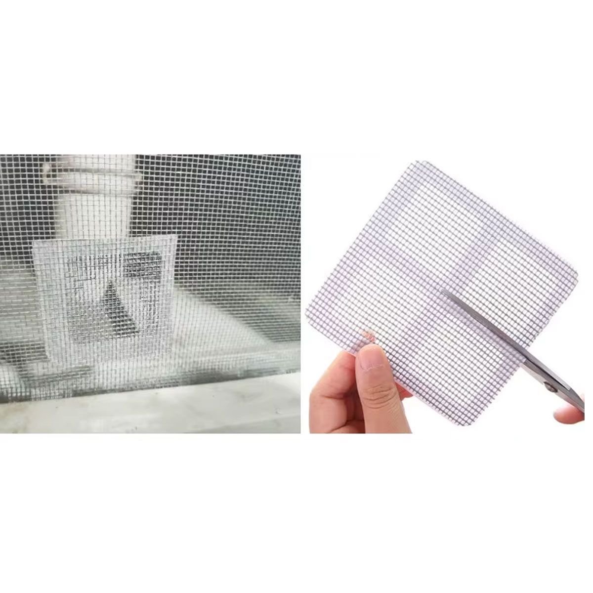 Fita Adesiva Reparo Tela Mosquiteira Inseto Mosquito Dengue Pernilongo Mosca Flexivel Resistente Dur - 12