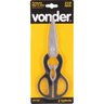 Tesoura multiuso 21cm aço inox cabo plástico tm020 - Vonder - 2
