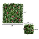 Ver imagem 2 de 3,5m² Módulos de Parede Verde Artificial Luxo 3d Proteção Uv Alta Densidade
