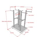 Ver imagem 3 de Expositor de Loja Em MDF Base com 6 Cabideiros Robust Comac Branco