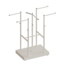 Ver imagem 1 de Expositor de Loja Em MDF Base com 6 Cabideiros Robust Comac Branco